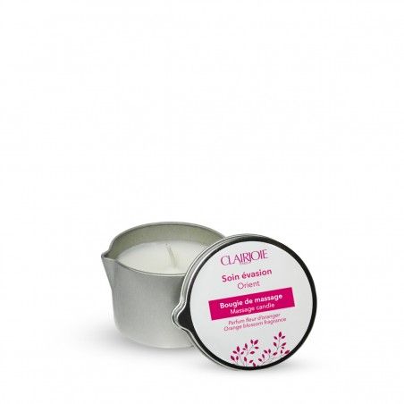 Orange blossom massage candle natural and organic | Clairjoie