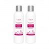Duo shower gels organic : orange blossom and peppermint | Clairjoie