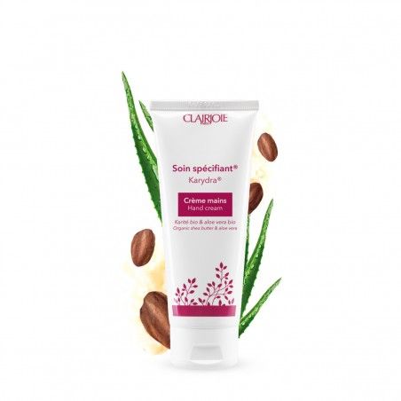 Moisturizing hand cream organic shea & aloe vera | Clairjoie