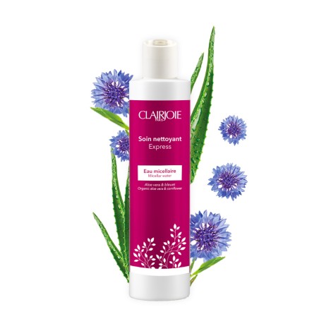 Organic micellar water with aloe vera & organic cornflower | Clairjoie