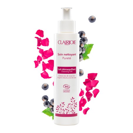 Organic cleansing milk for sensitive skin 100% natural | Clairjoie