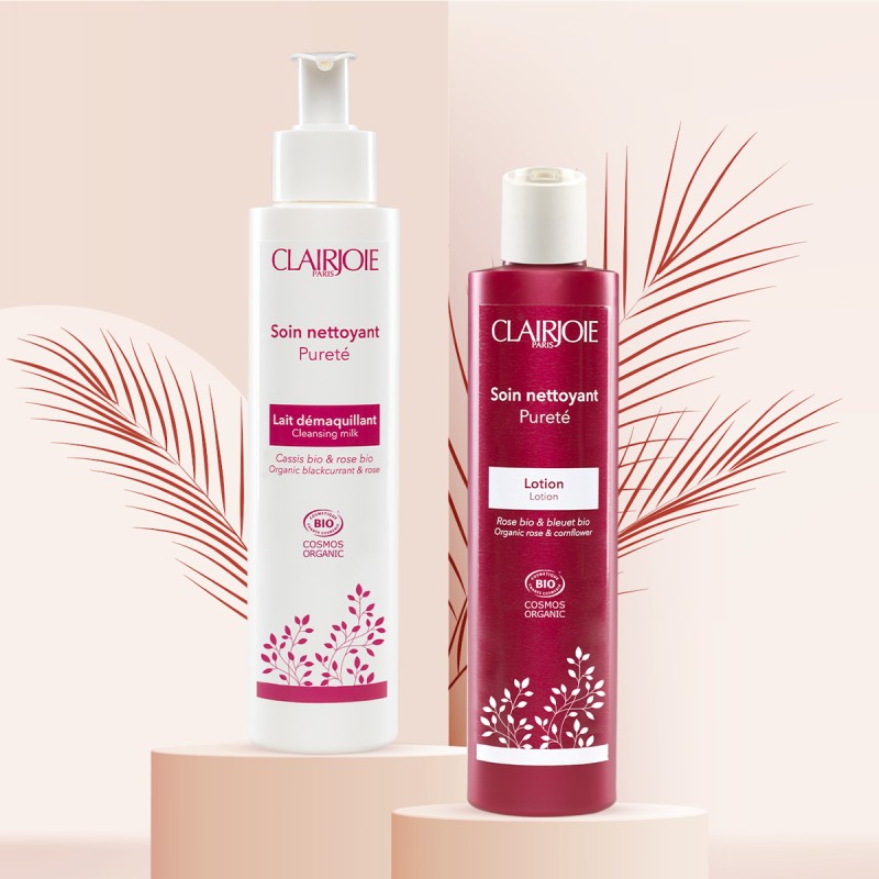 Duo Lait Pureté certifiée bio* 200ml / Lotion Pureté certifiée bio* 200ml Duo Lait Pureté certifiée bio* 200ml / Lotion Pureté certifiée bio* 200ml