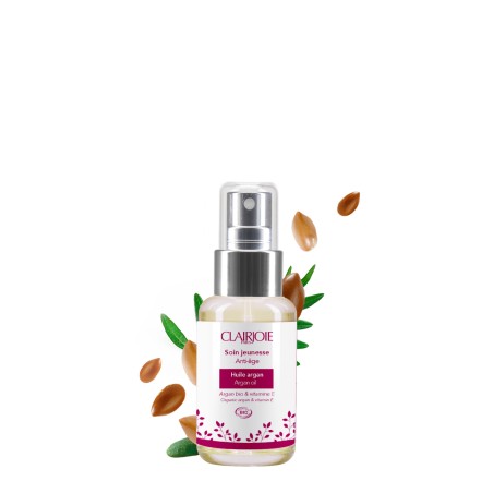 Certified organic argan oil for face and body | Clairjoie