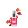 Strawberry flavour organic edible massage oil