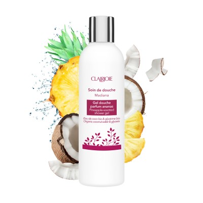Gel douche ananas et ses actifs