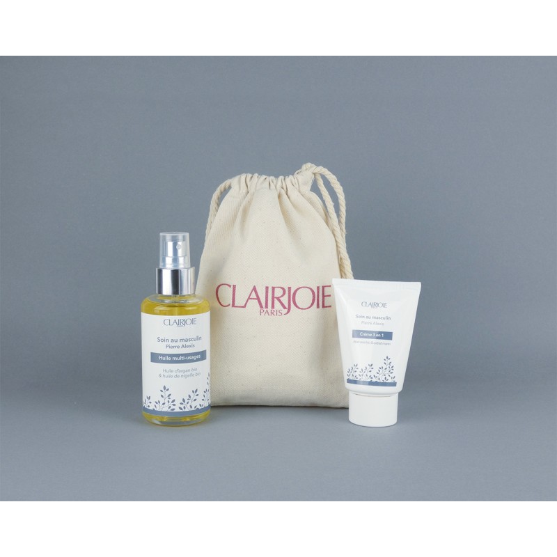 Duo Crème homme 3 en 1 50ml et Huile multi-usages 100ml Duo Crème homme 3 en 1 50ml et Huile multi-usages 100ml