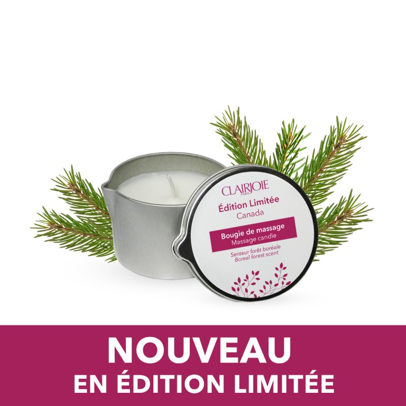 Bougie de massage senteur forêt boréale 95ml Bougie de massage senteur forêt boréale 95ml