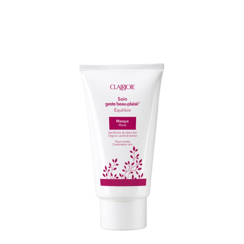 Masque équilibre pour les peaux mixtes vanille citronnée bio Clairjoie 75ml Masque équilibre pour les peaux mixtes vanille citronnée bio Clairjoie 75ml