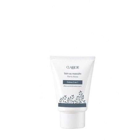 Crème homme 3 en 1 hydratante, anti-âge et apaisante Clairjoie 50ml