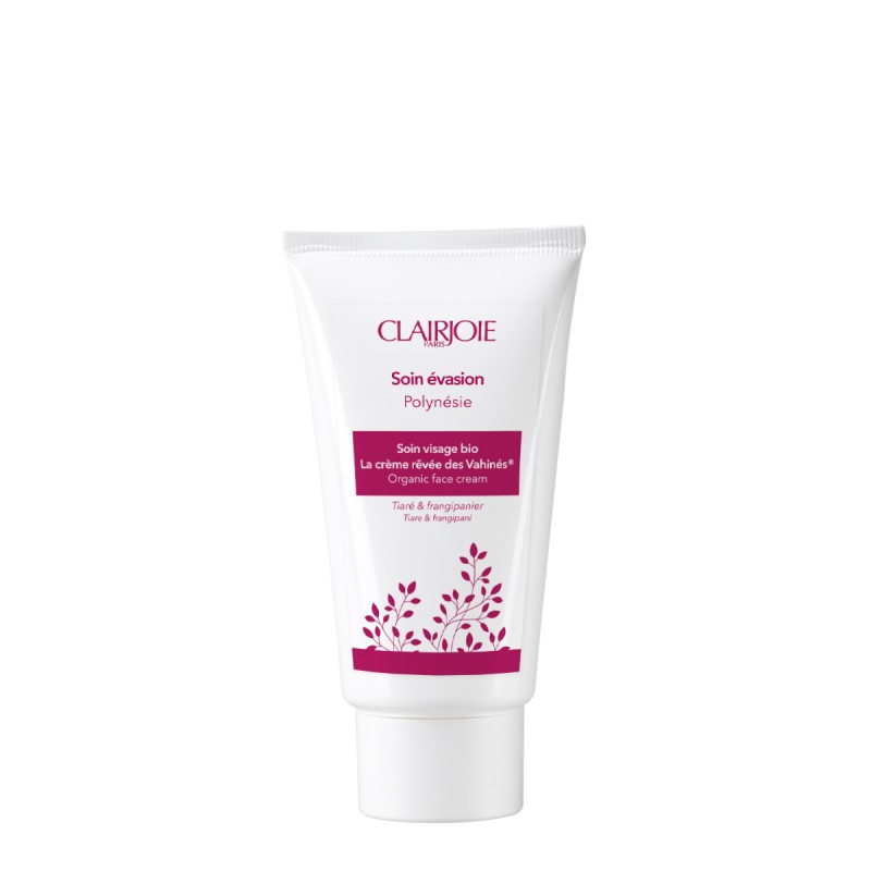 La crème visage bio rêvée des Vahinés® Clairjoie 50 ml La crème visage bio rêvée des Vahinés® Clairjoie 50 ml