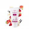 Organic and gourmet vanilla-strawberry scrub for combination skin | Clairjoie