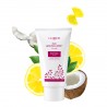 Organic scrub exfoliating face oily skin coconut-lemon | Clairjoie
