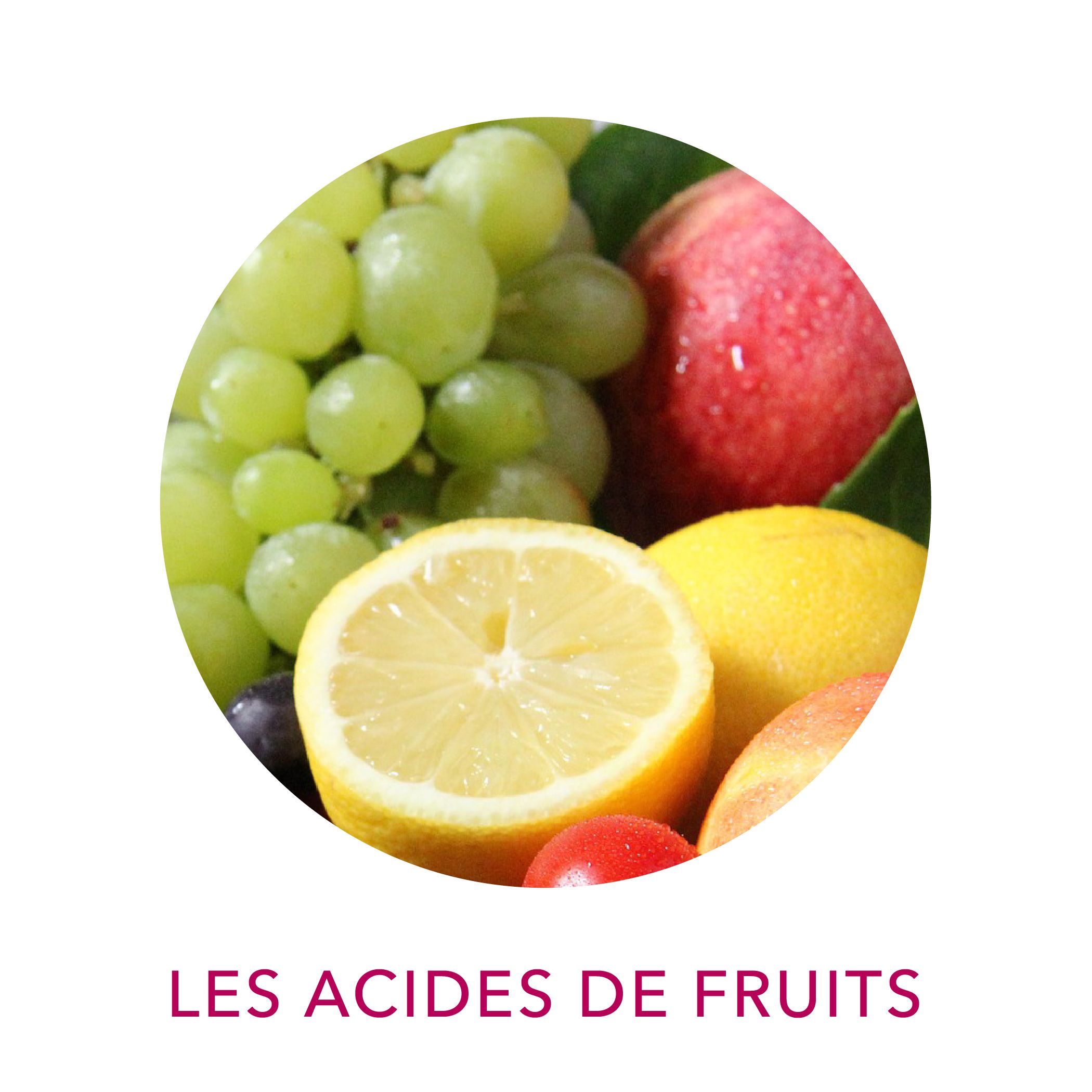 Acides de fruits biologiques