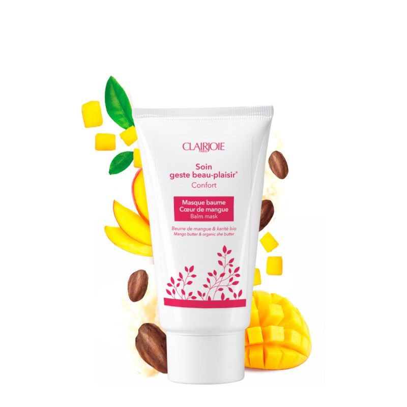 Masque cœur de mangue