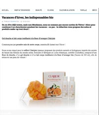 Coffret bain fleur d'oranger bio