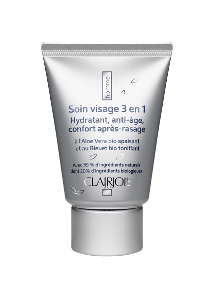 Le soin visage homme bio aloe vera triple action